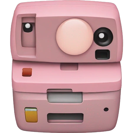 pastel pink polaroid emoji