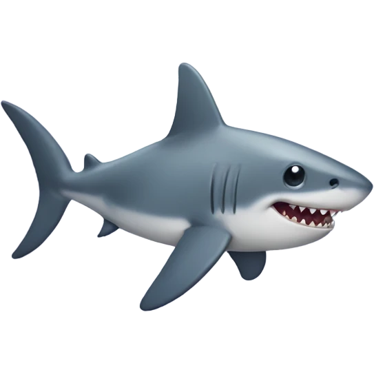 Cute tiny shark with stubby legs  emoji