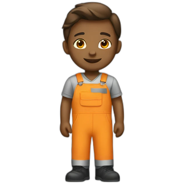 Little Worker emoji