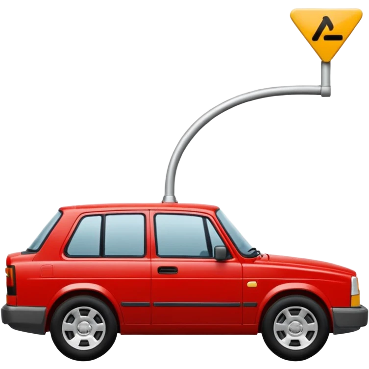 Красная вольво тягач emoji