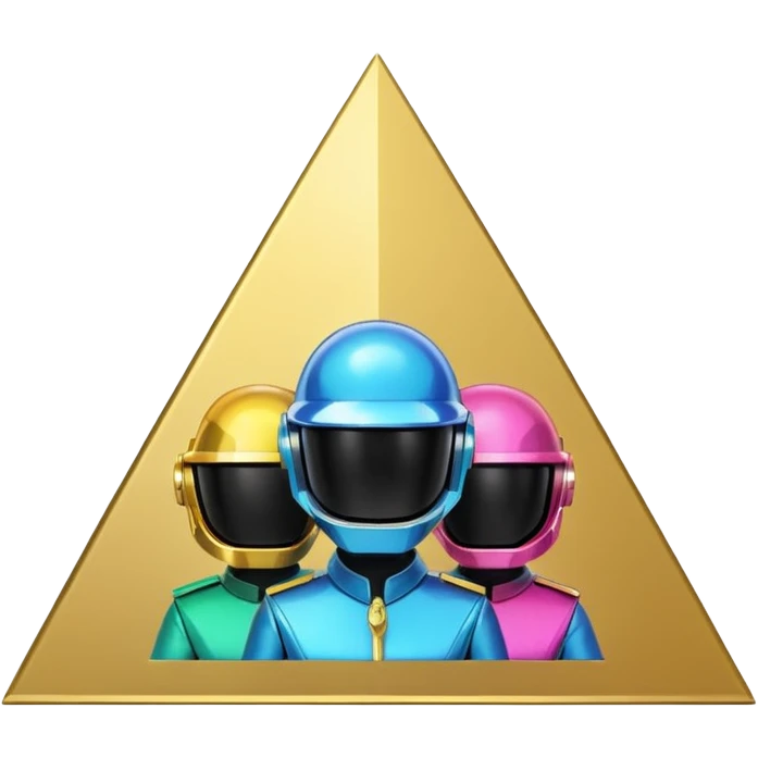Daft punk pyramid emoji