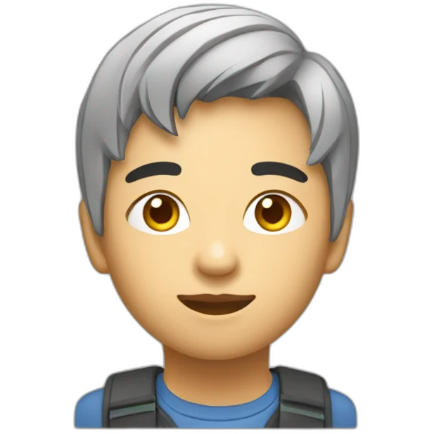 asian teen software engineer in a tech startup emoji