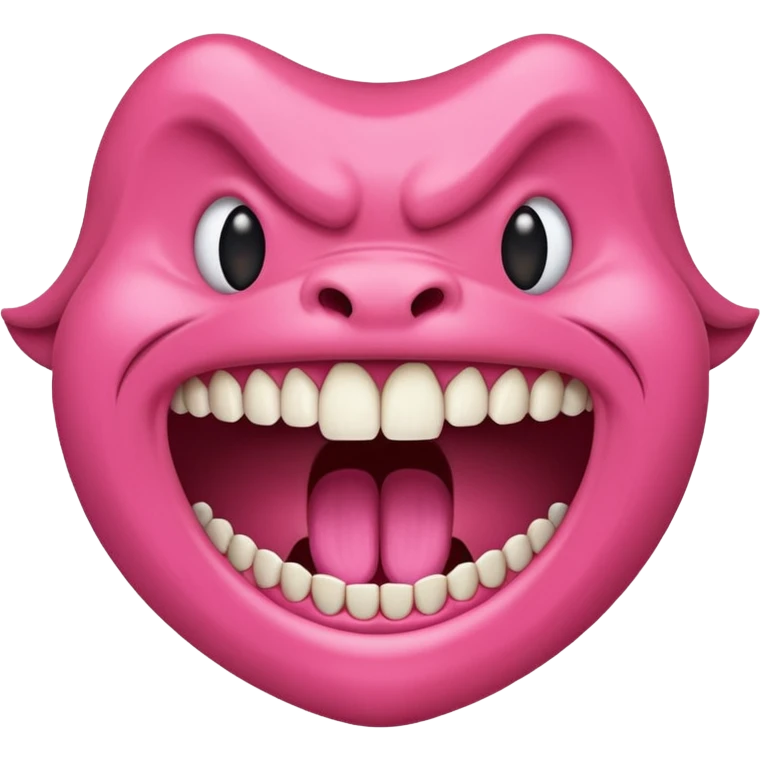 snarl  emoji