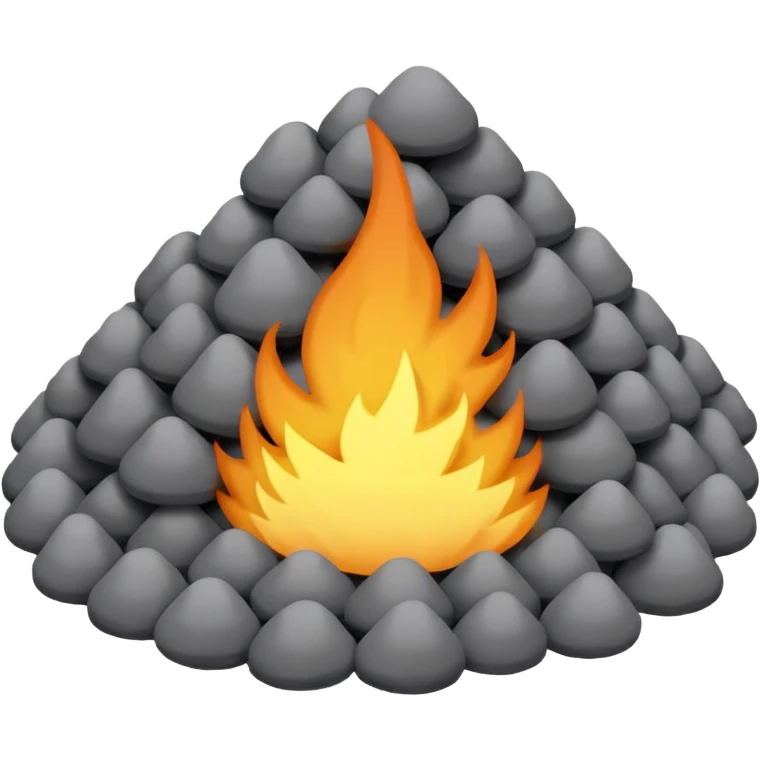 a pile of Ash emoji