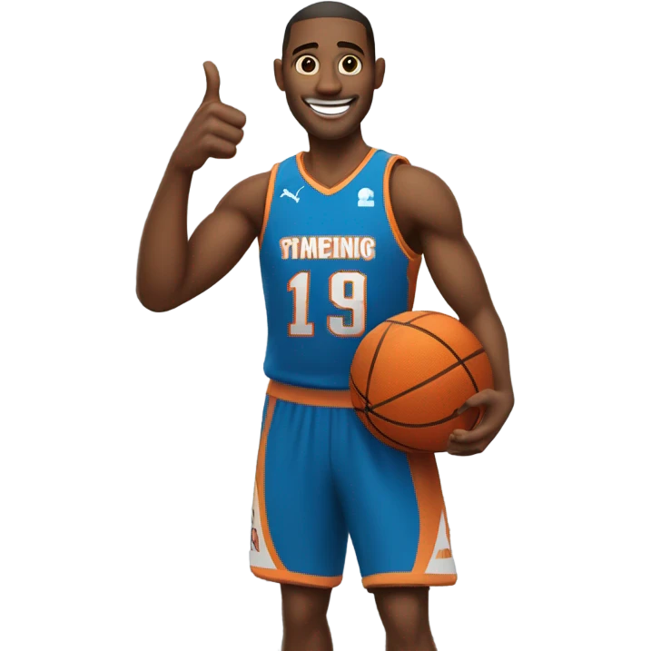 Basketball thumbs up emoji