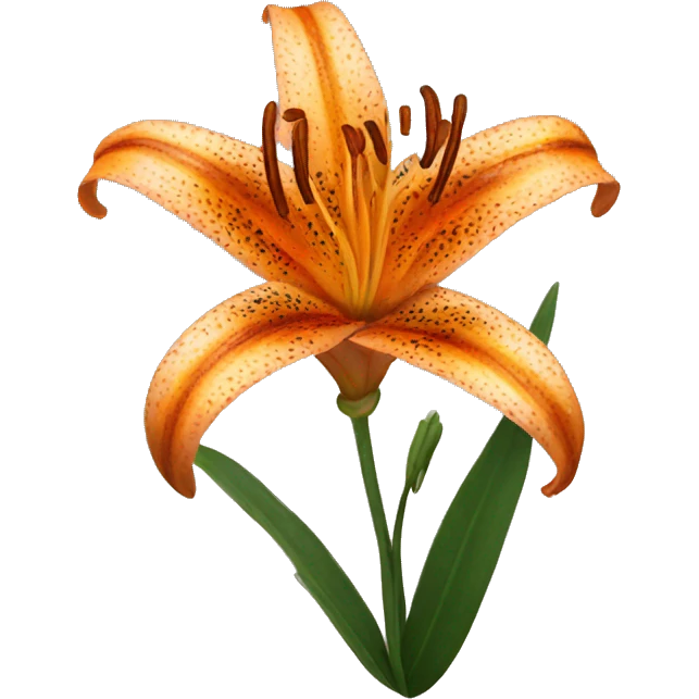 tiger lily emoji