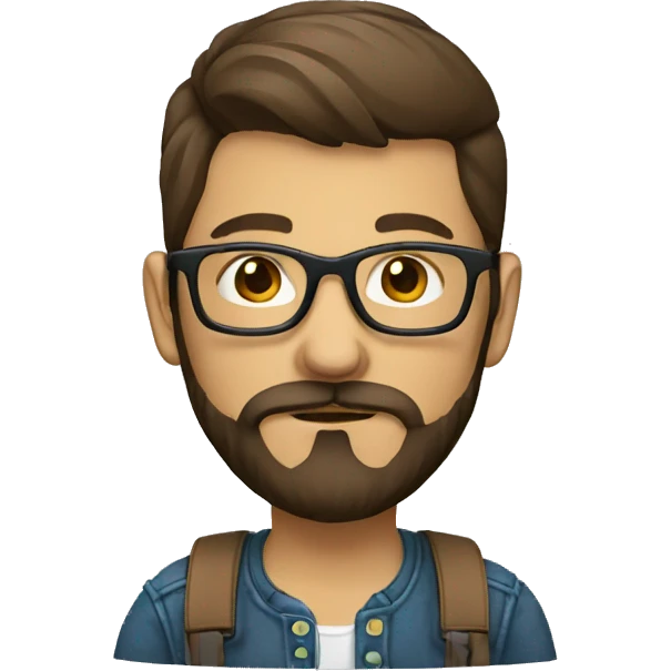 hipster programmer emoji