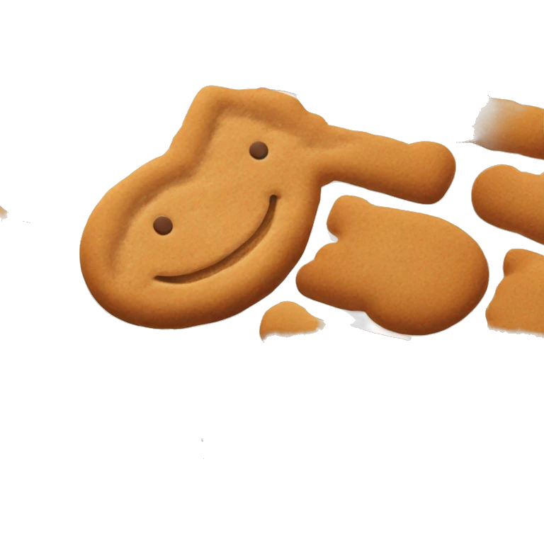 a single speculoos cookie emoji