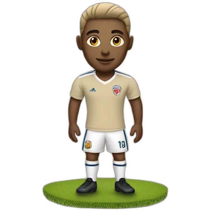 Joueur de foot beige emoji