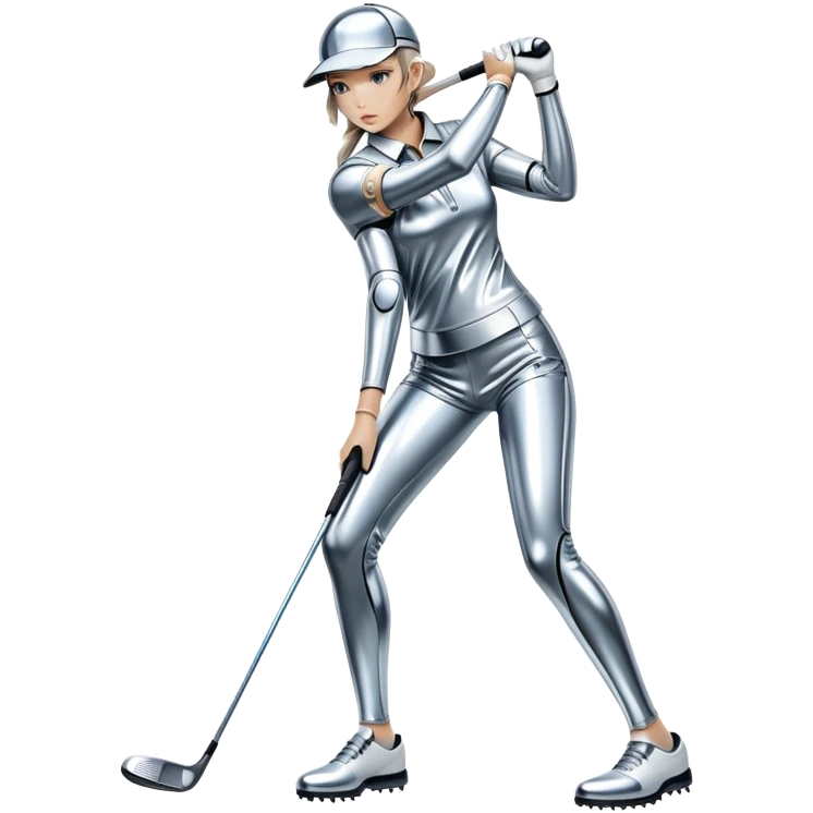 sorayama golfing emoji
