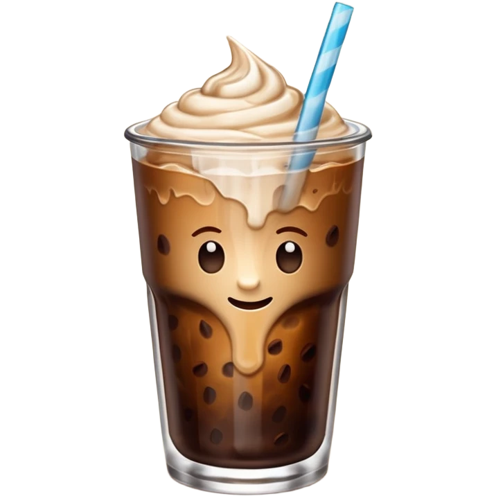Iced coffee emoji