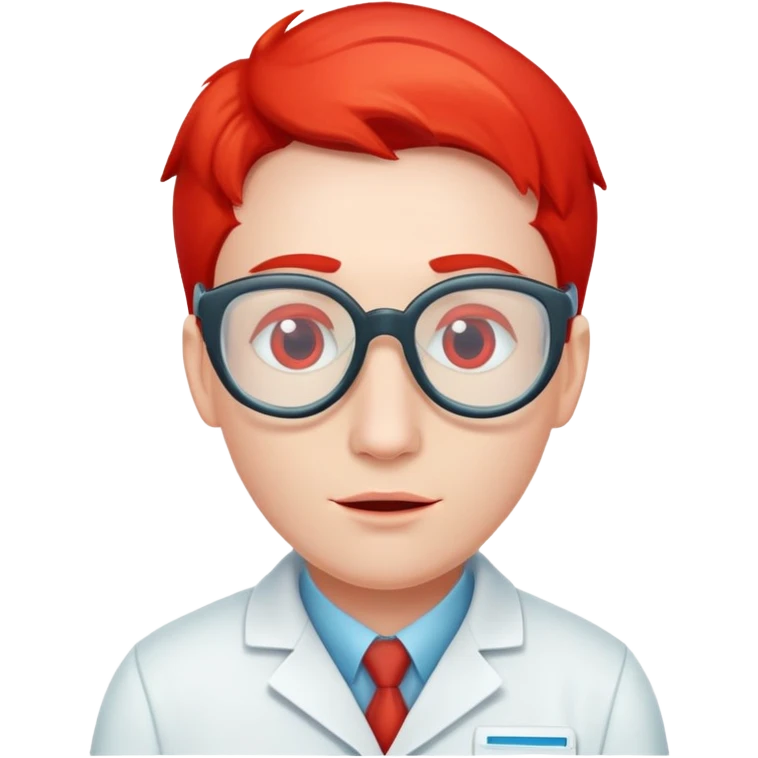The character dorulabs is a red fish scientist emoji