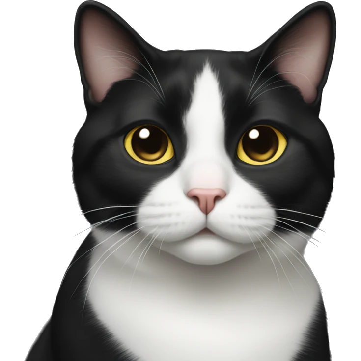 tuxedo cat emoji