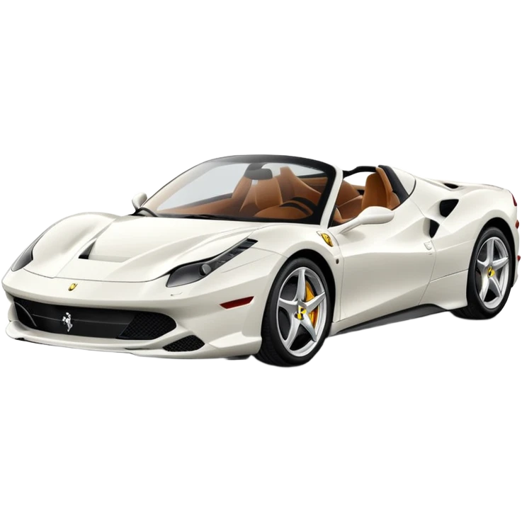 White ferrari emoji