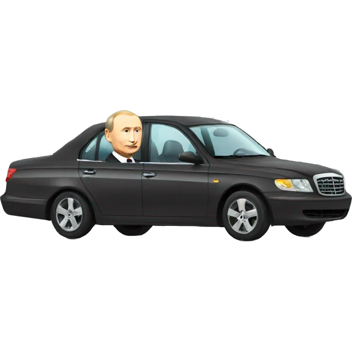 Car and Putin emoji