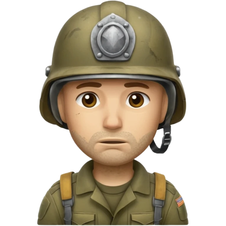 tired soldier emoji
