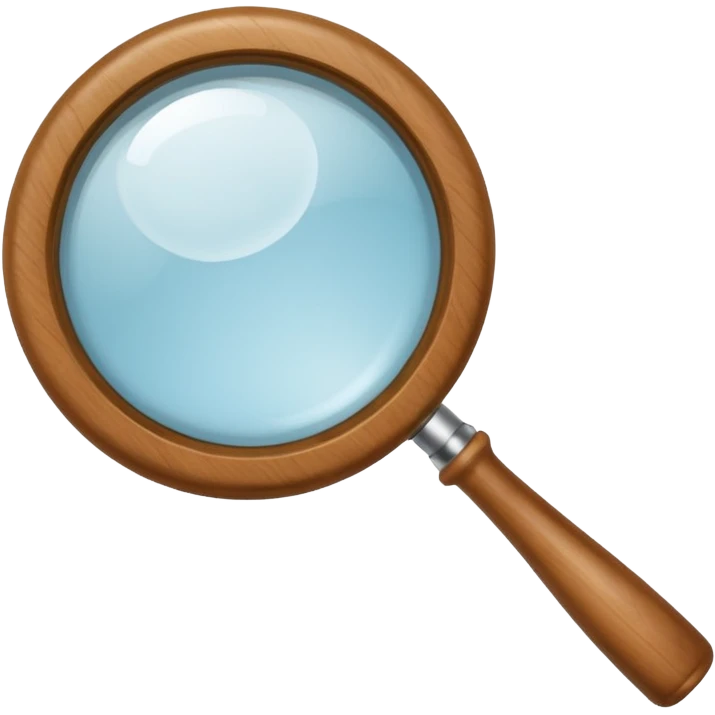 magnifying glass emoji