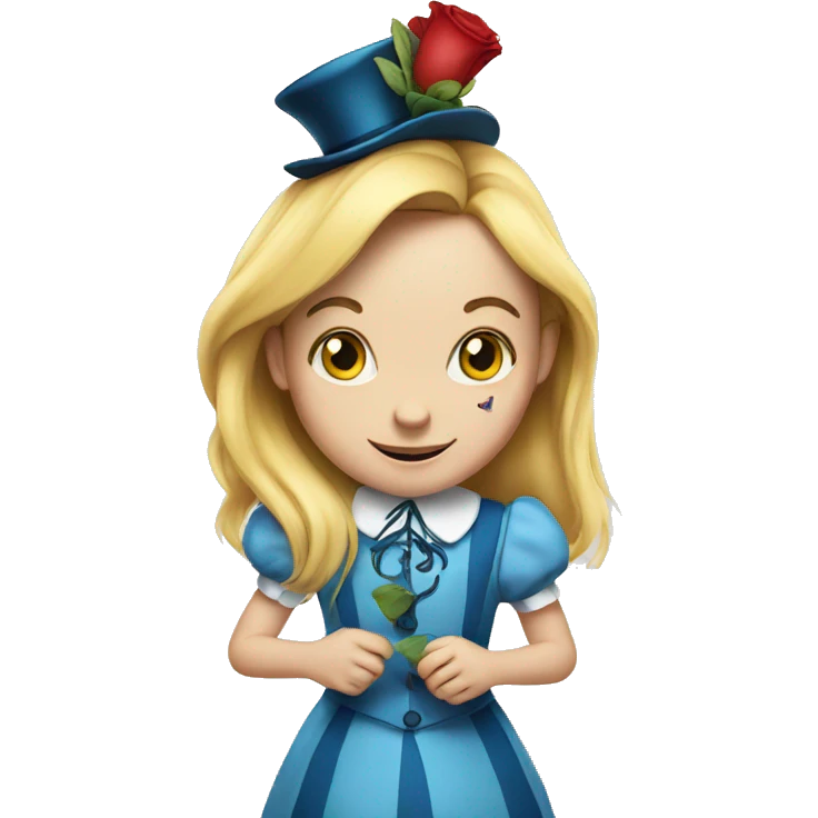 Alice in wonderland emoji