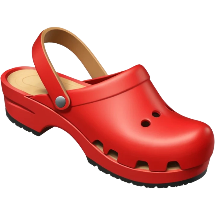 clogs red emoji