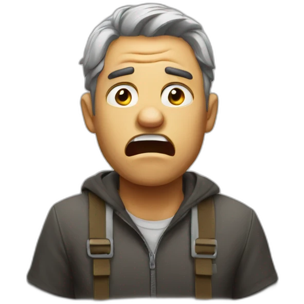 Frustrated  emoji
