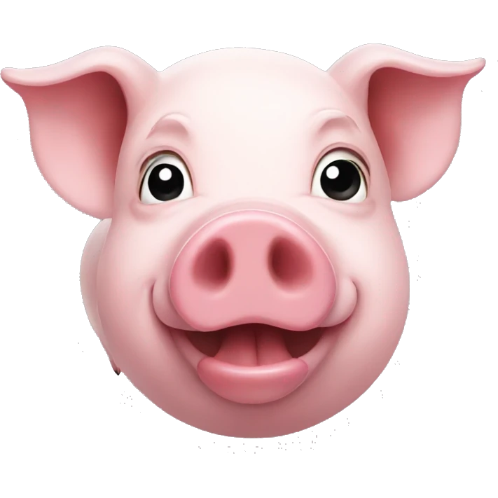 A gay pig  emoji