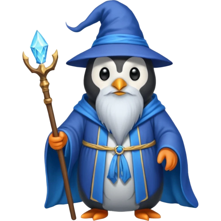 Penguin Wizard emoji