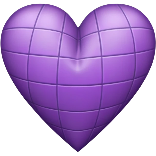 Plaid Purple Heart  emoji
