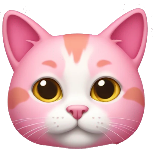 pink cat  emoji