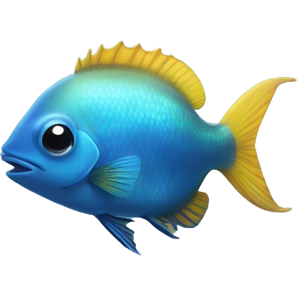 Saltwater fish emoji
