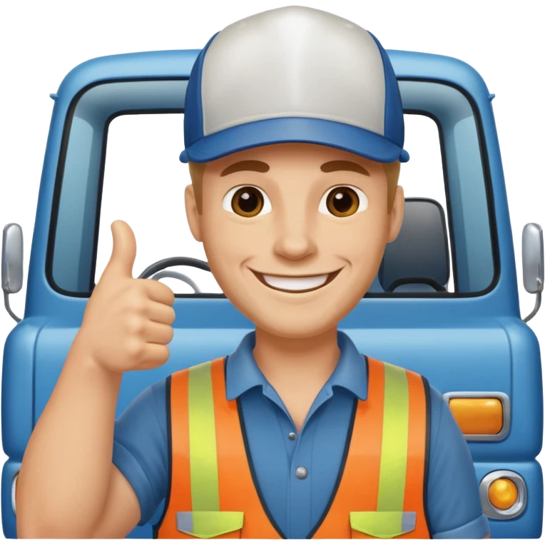 Truckers thumbs up emoji