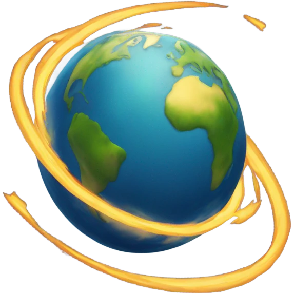 earth spinning emoji