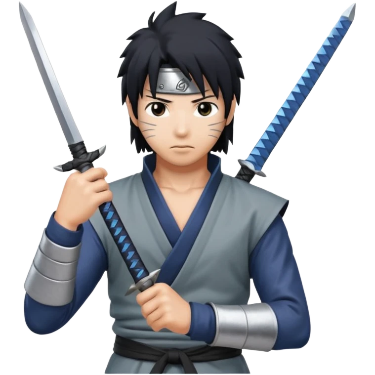 Sasuke avec le kunai emoji