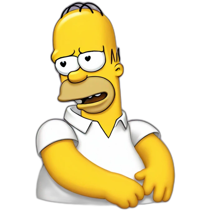 Homer Simpson love  emoji