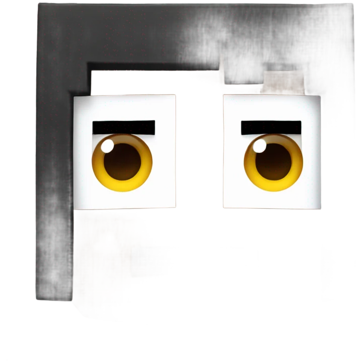 Minecraft white eyes emoji