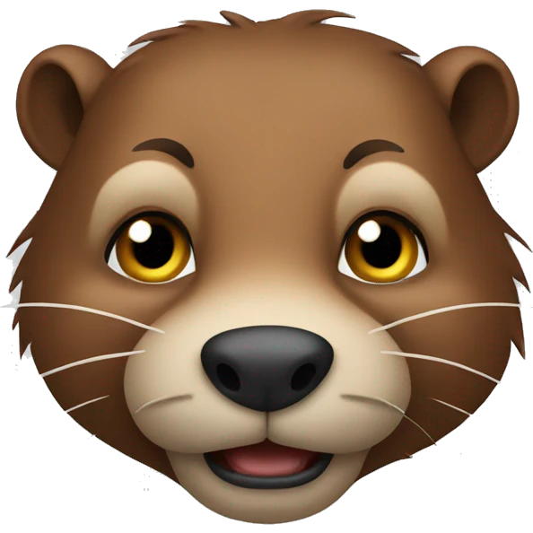 Beaver is a hunk emoji