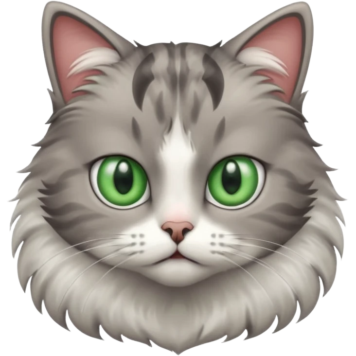 a nervous anxious cat emoji