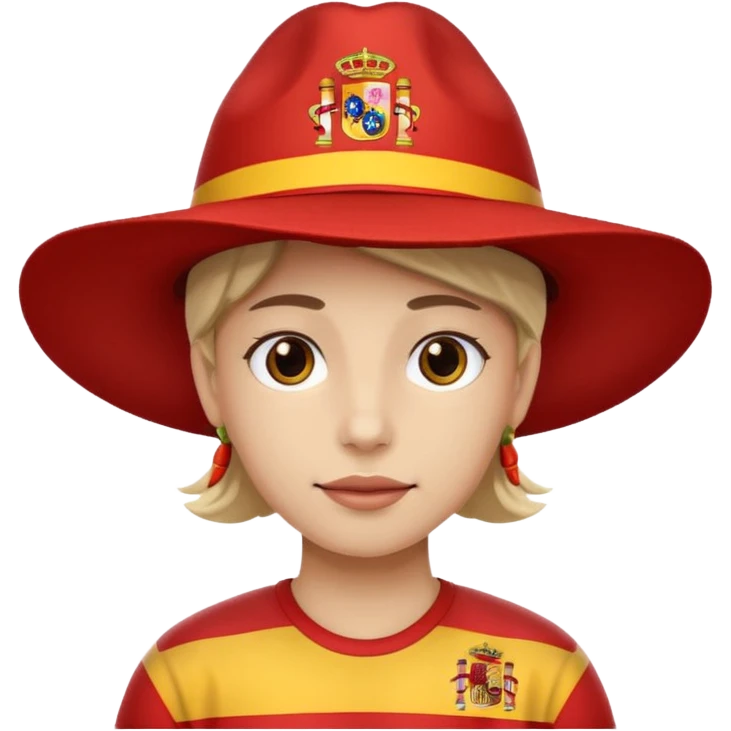 美式生活，帽子logo是西班牙国旗 emoji