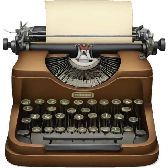 Antique typewriter  emoji
