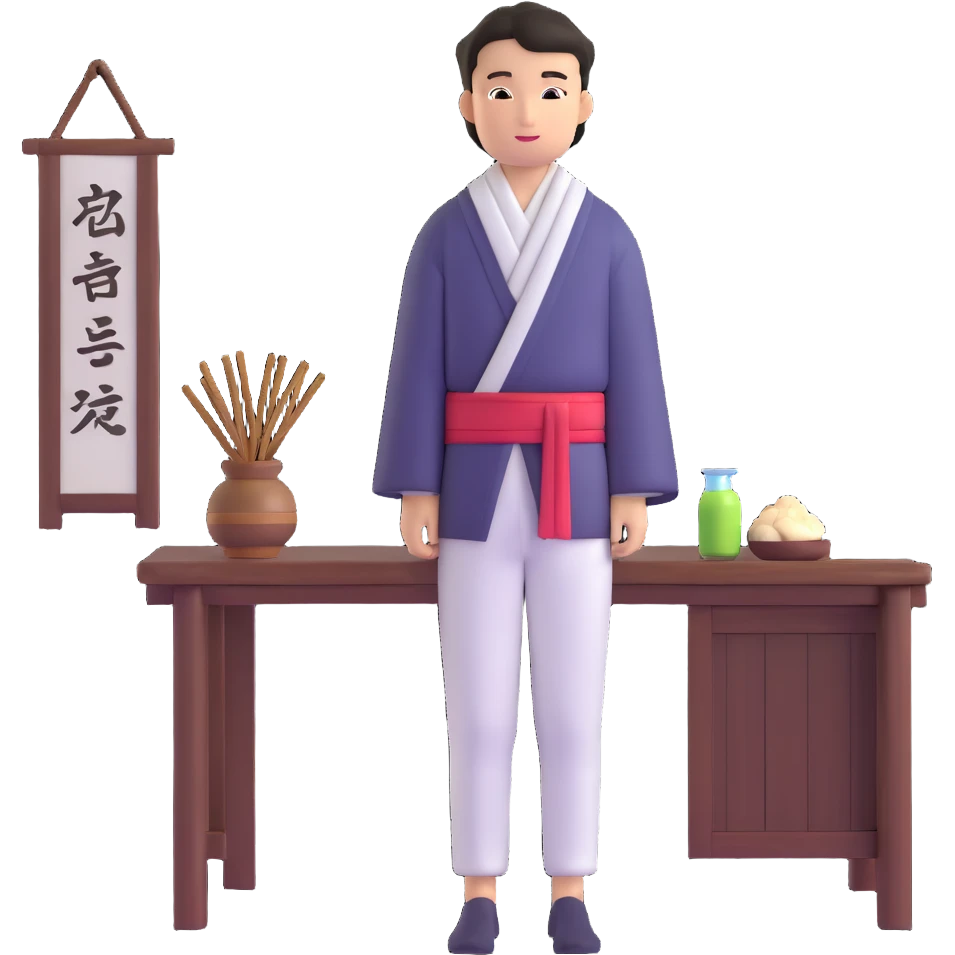 Japanese male high school student staying at traditional inn during school trip emoji