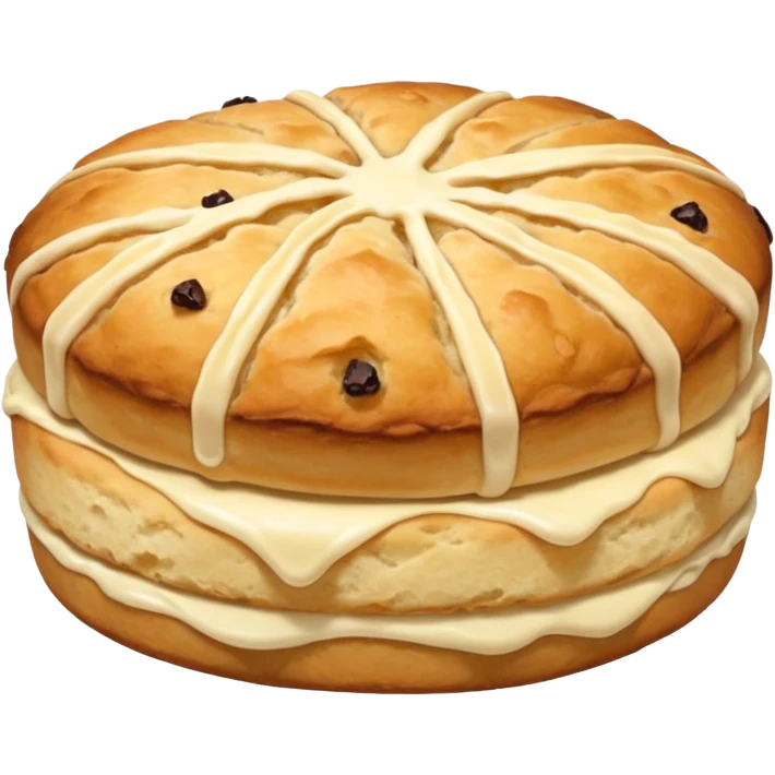 just one scone, with no layers in the middle emoji