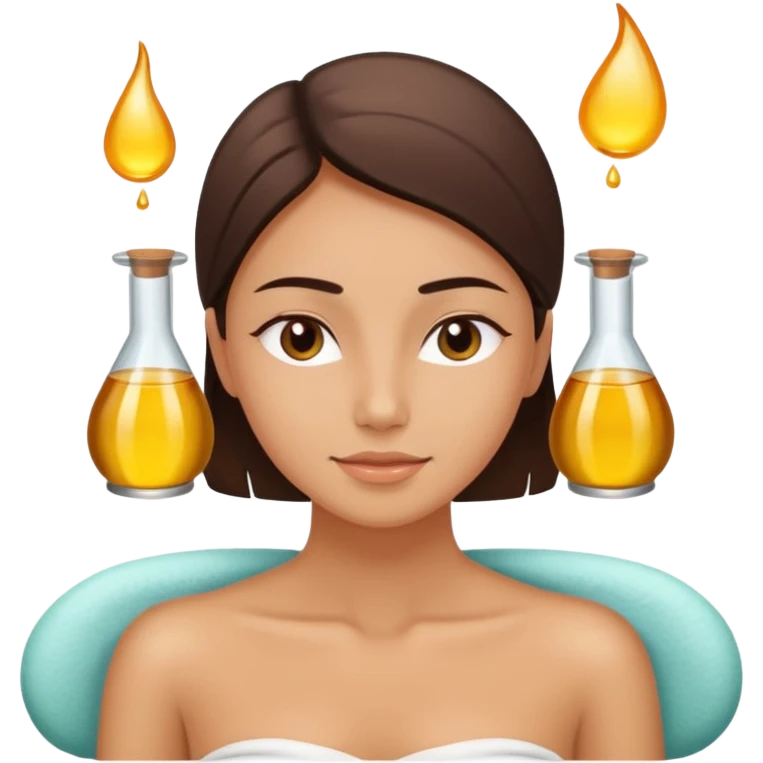 oil massage emoji  emoji