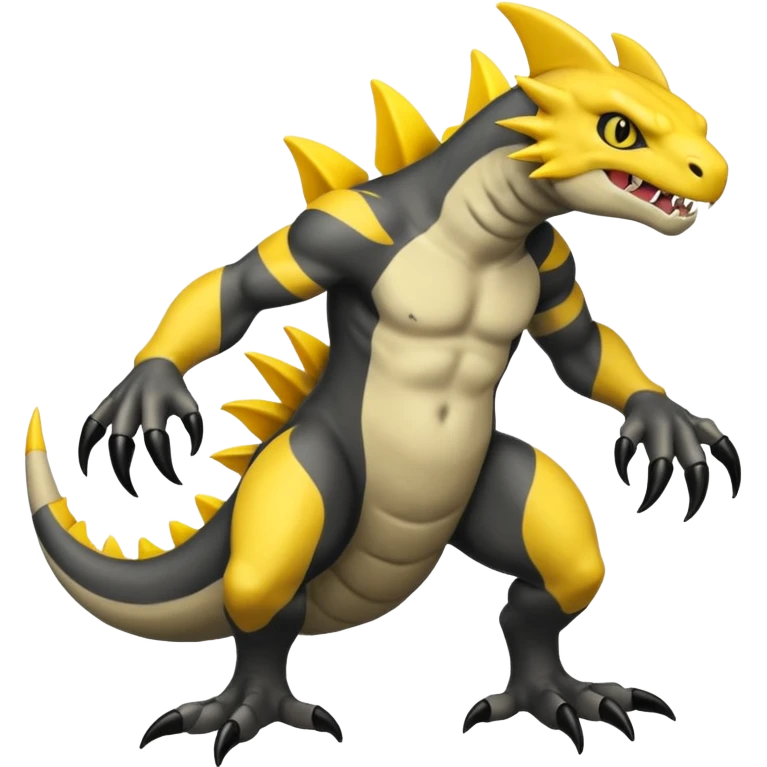 Haxorus (full body) emoji
