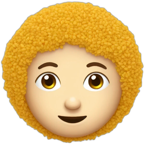 Bulgur in plate emoji