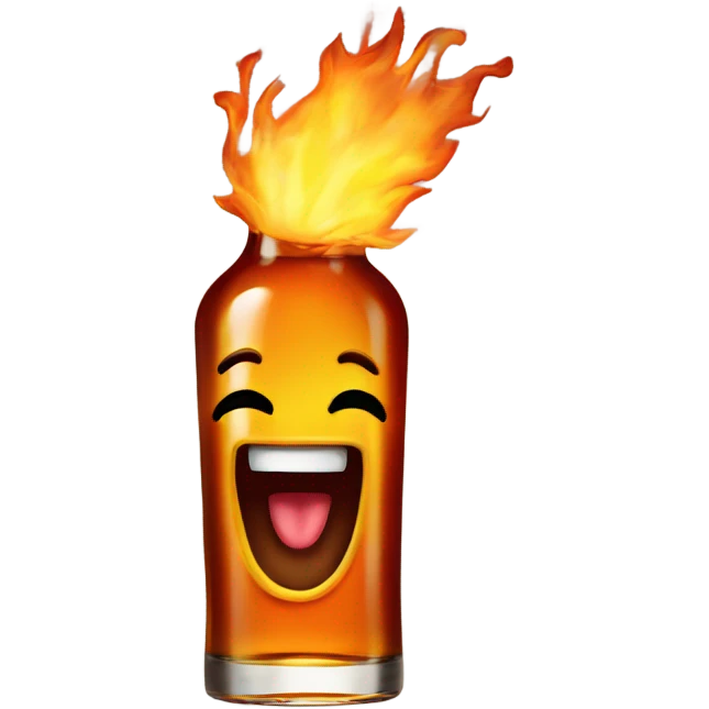 fireball whiskey very happy emoji