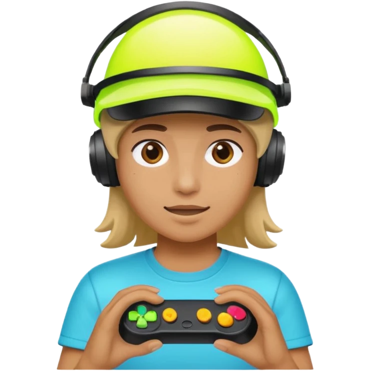 Neon Visor Gamer emoji