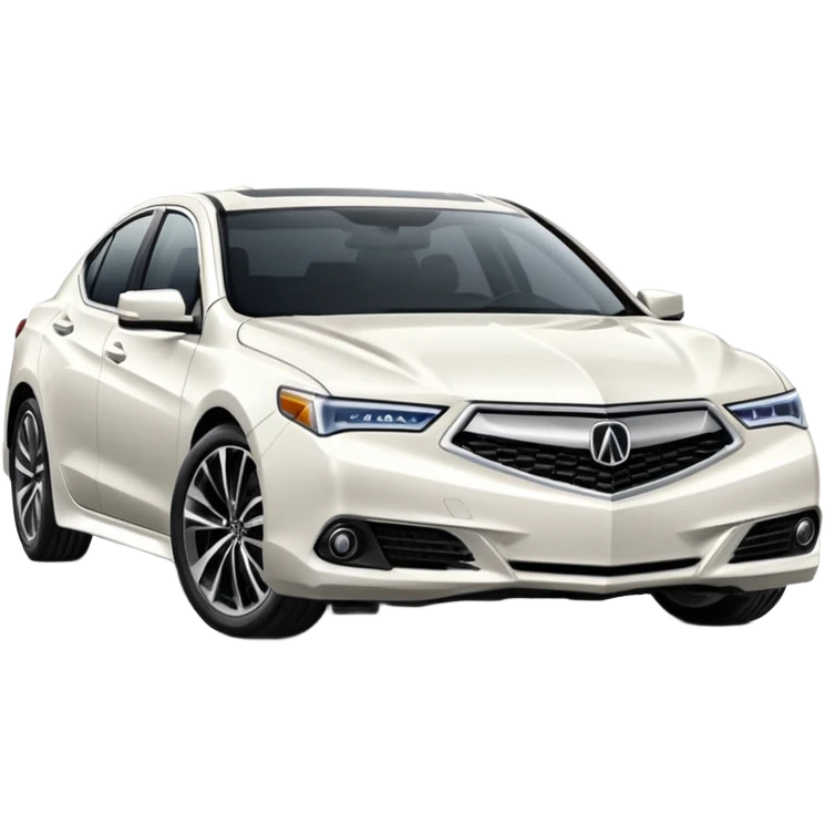 White acura TLX emoji