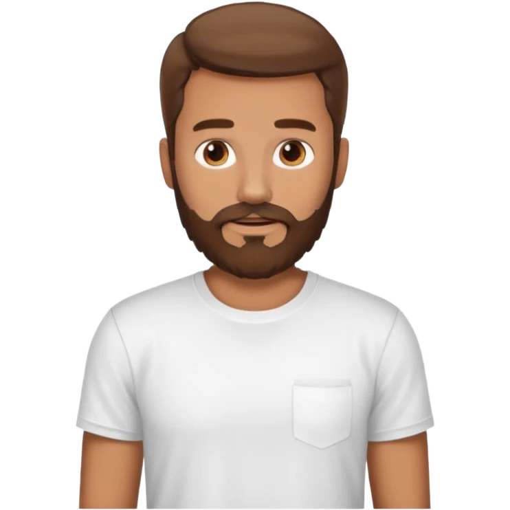 Hombre con barba emoji