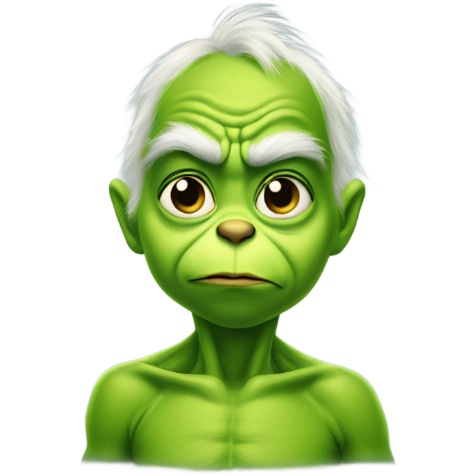 Grinch as a baby emoji