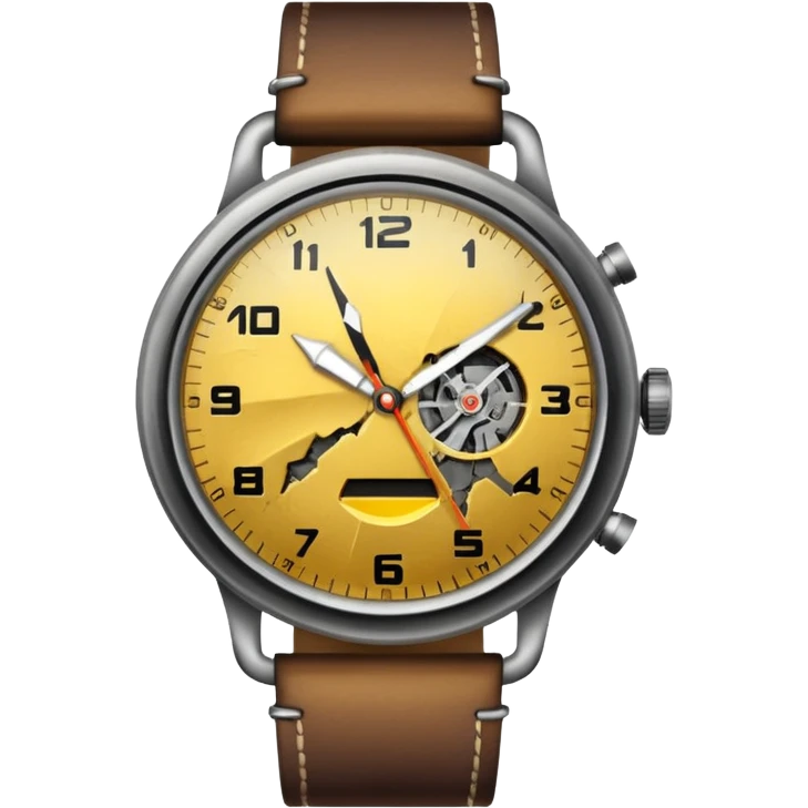Broken wrist watch  emoji