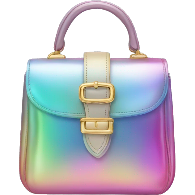 Iridescent prada bag emoji
